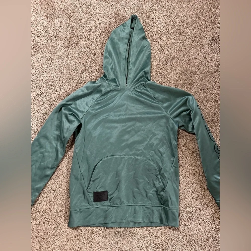 Kids Reebok Forest Green Hoodie